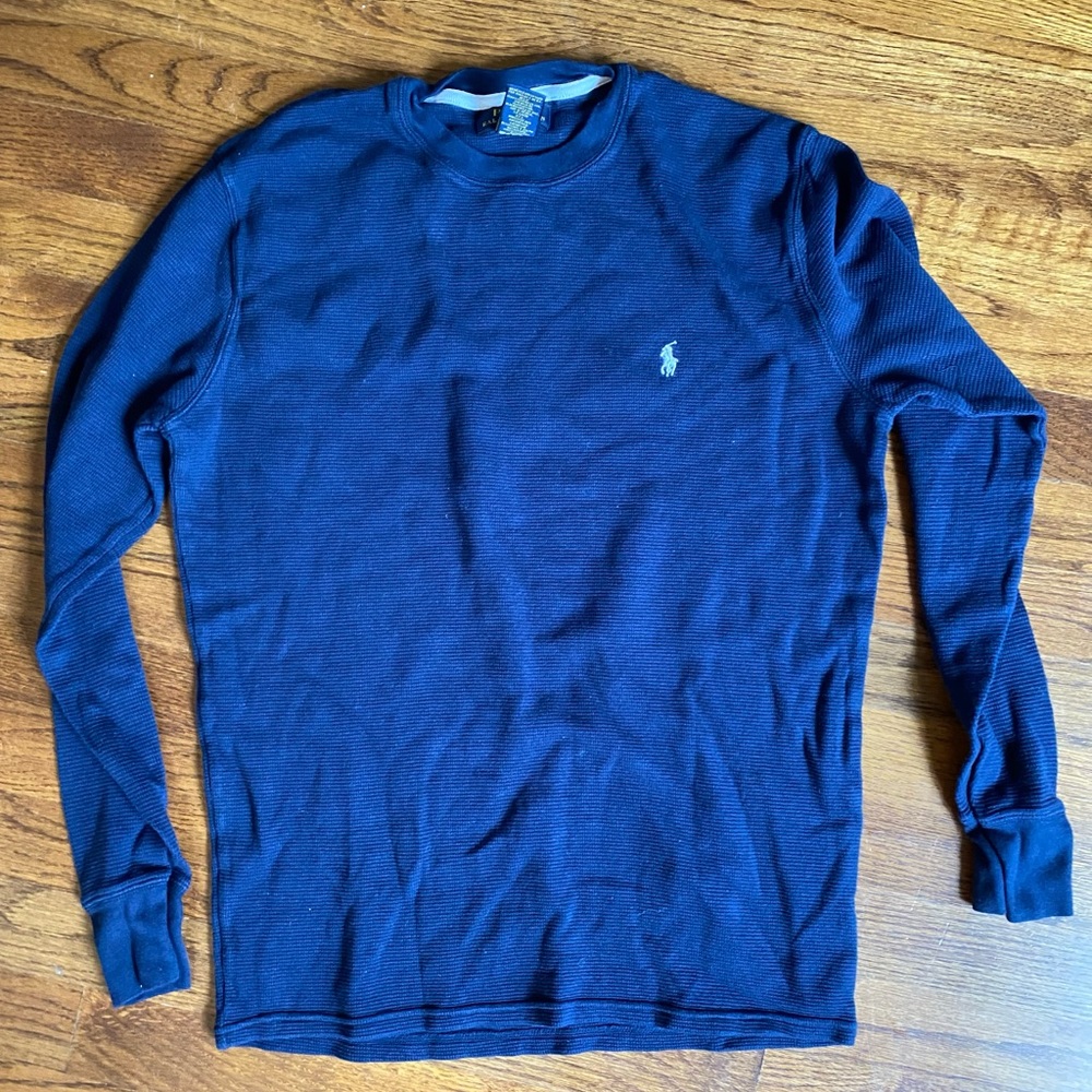 Polo Ralph Lauren Henley T-Shirt Navy Size S NWOT